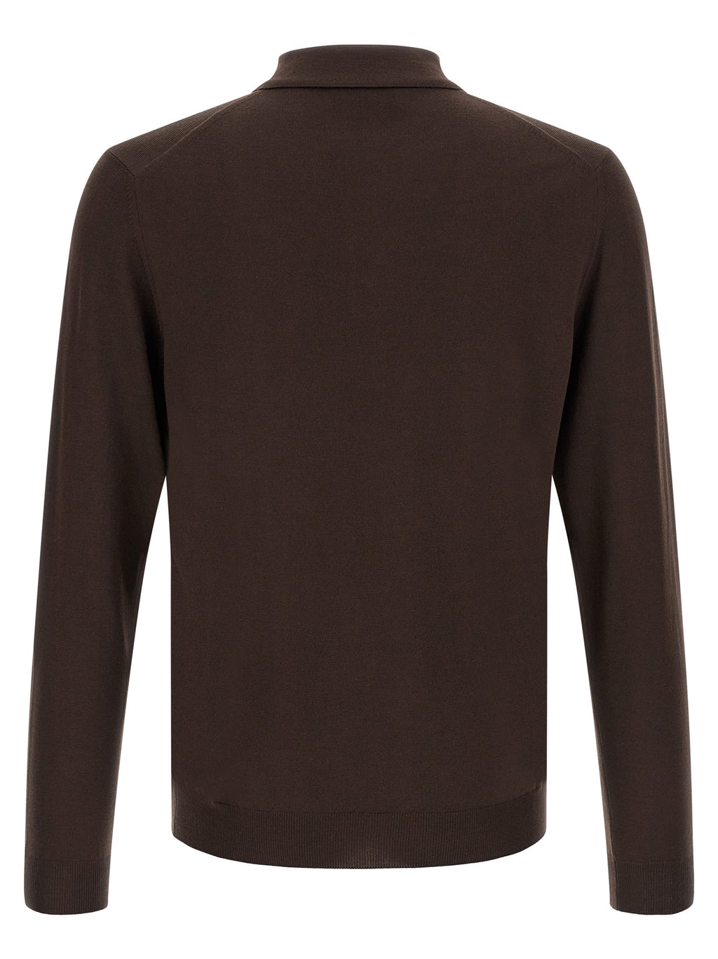 Brown Virgin Wool Cardigan