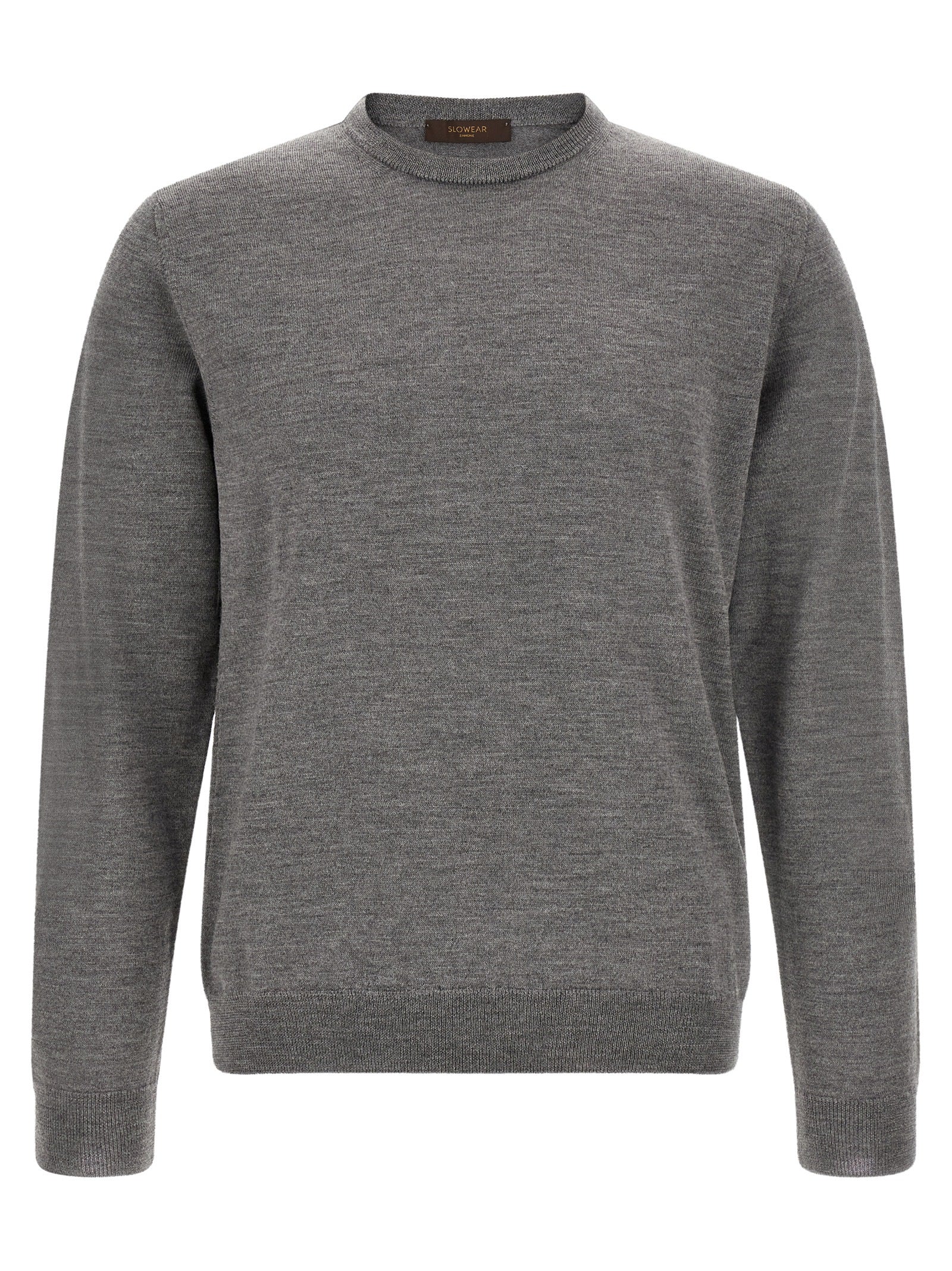 Gray Virgin Wool Cardigan