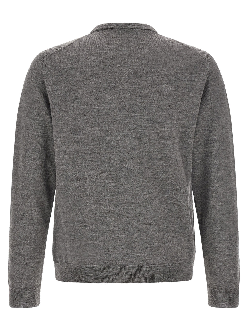 Gray Virgin Wool Cardigan