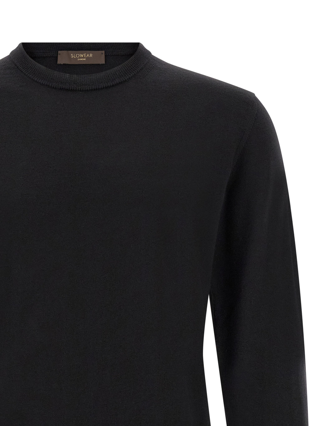 Black Virgin Wool Cardigan