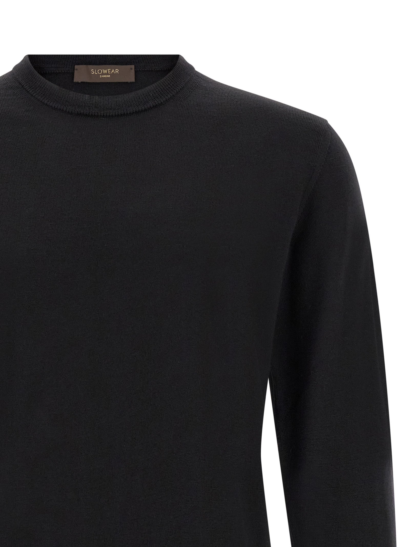 Black Virgin Wool Cardigan
