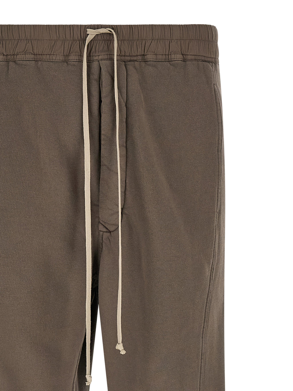 Gray Cotton Flared Pants