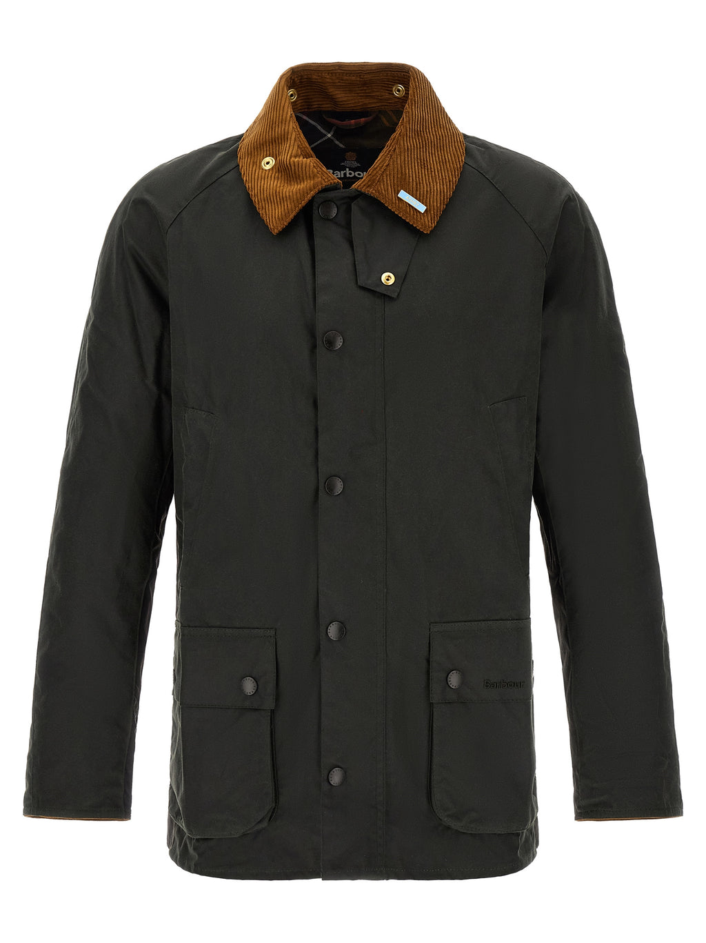 Bicolor Cotton Shell Jacket