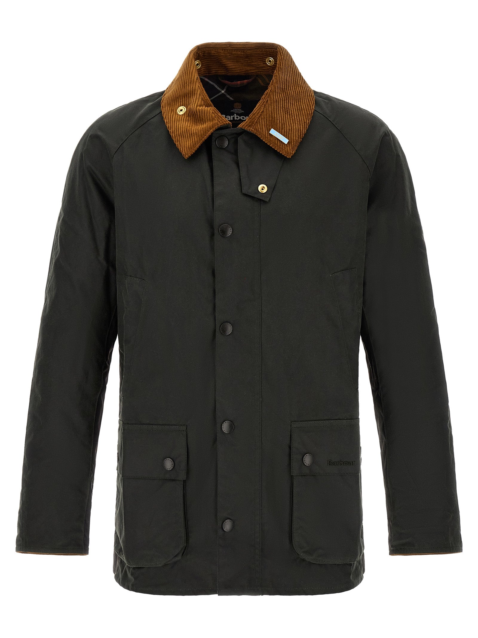 Bicolor Cotton Shell Jacket