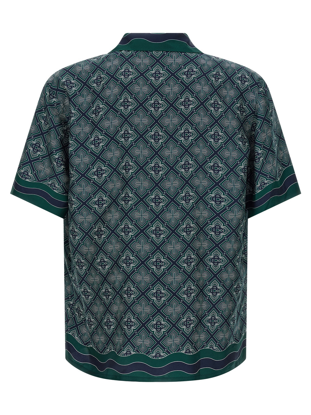 Bicolor Silk Blouse