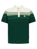 Bicolor Cotton Polo Shirt