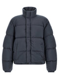 Gray Polyamide Full-Length Jacket