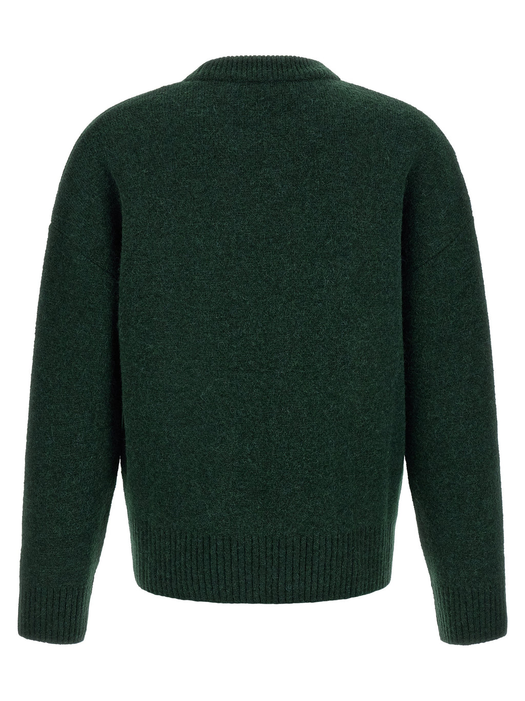 Bicolor Alpaca Leather Cardigan