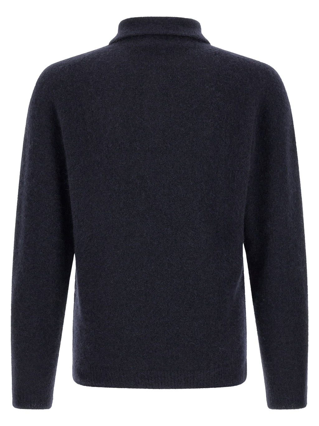 Blue Cashmere Polo Shirt
