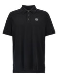 Black Cotton Polo Shirt