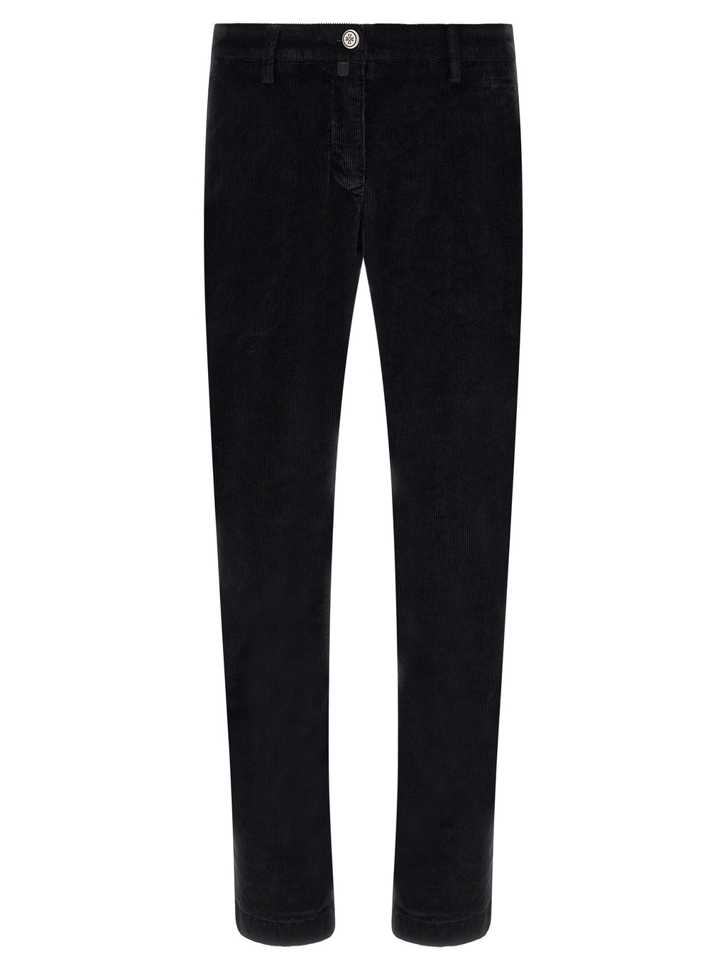 Black Cotton Chino Pants