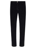 Black Cotton Chino Pants