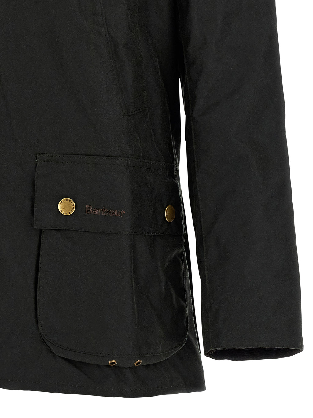 Bicolor Cotton Shell Jacket