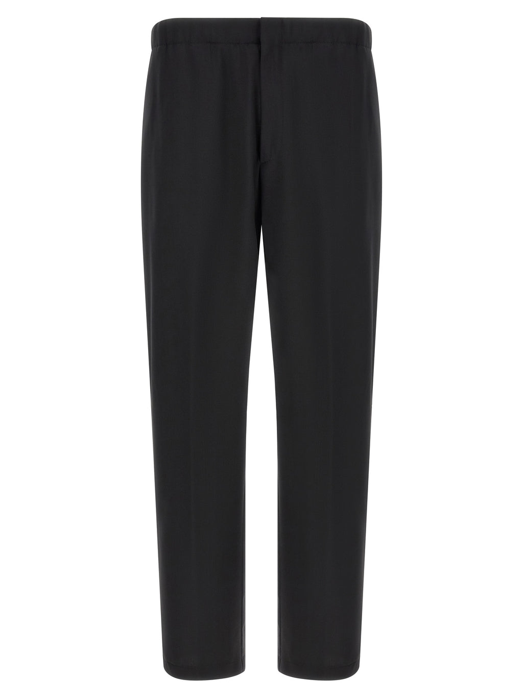 Black Virgin Wool Dress Pants