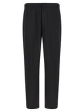 Black Virgin Wool Dress Pants