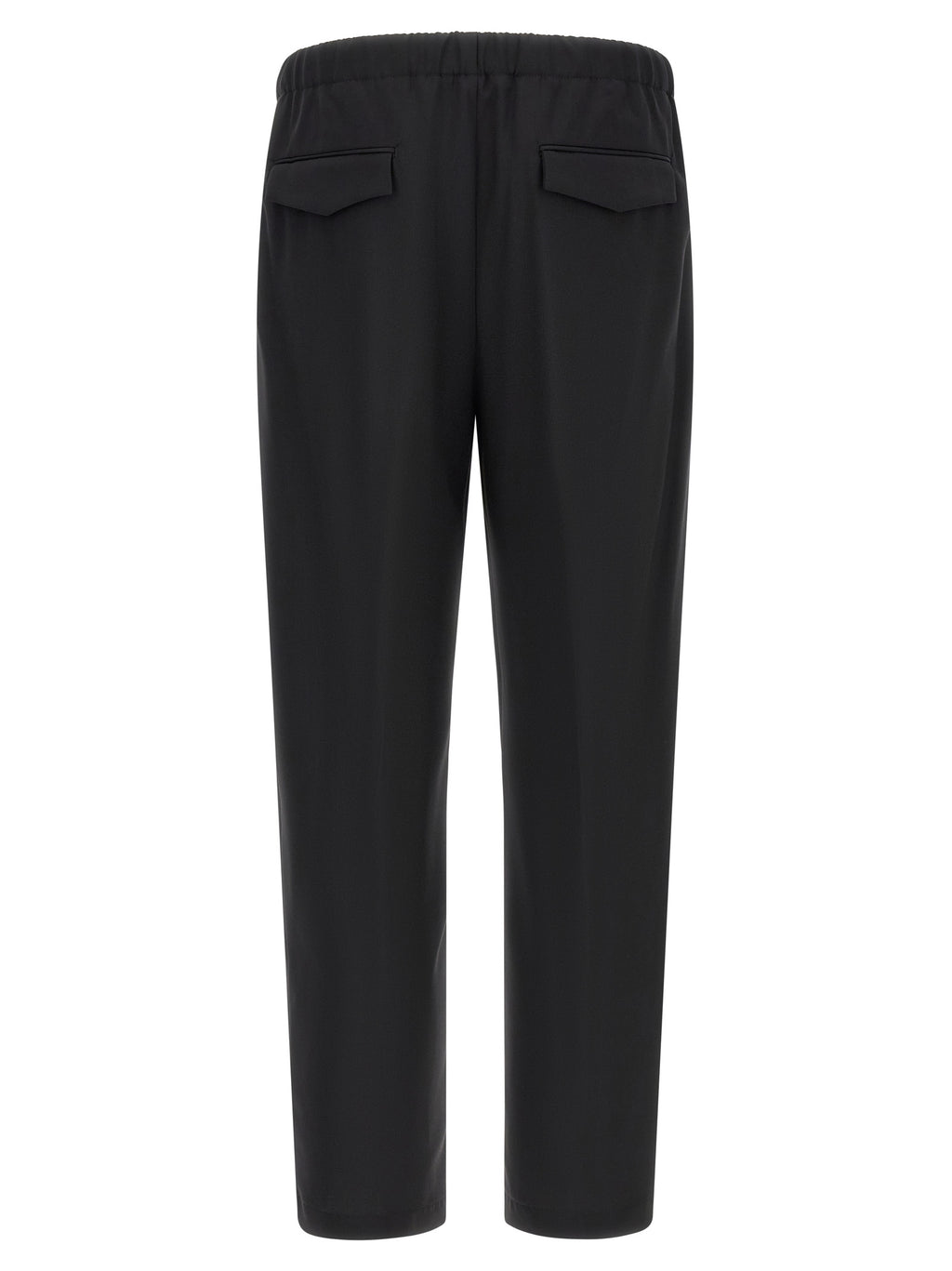 Black Virgin Wool Dress Pants