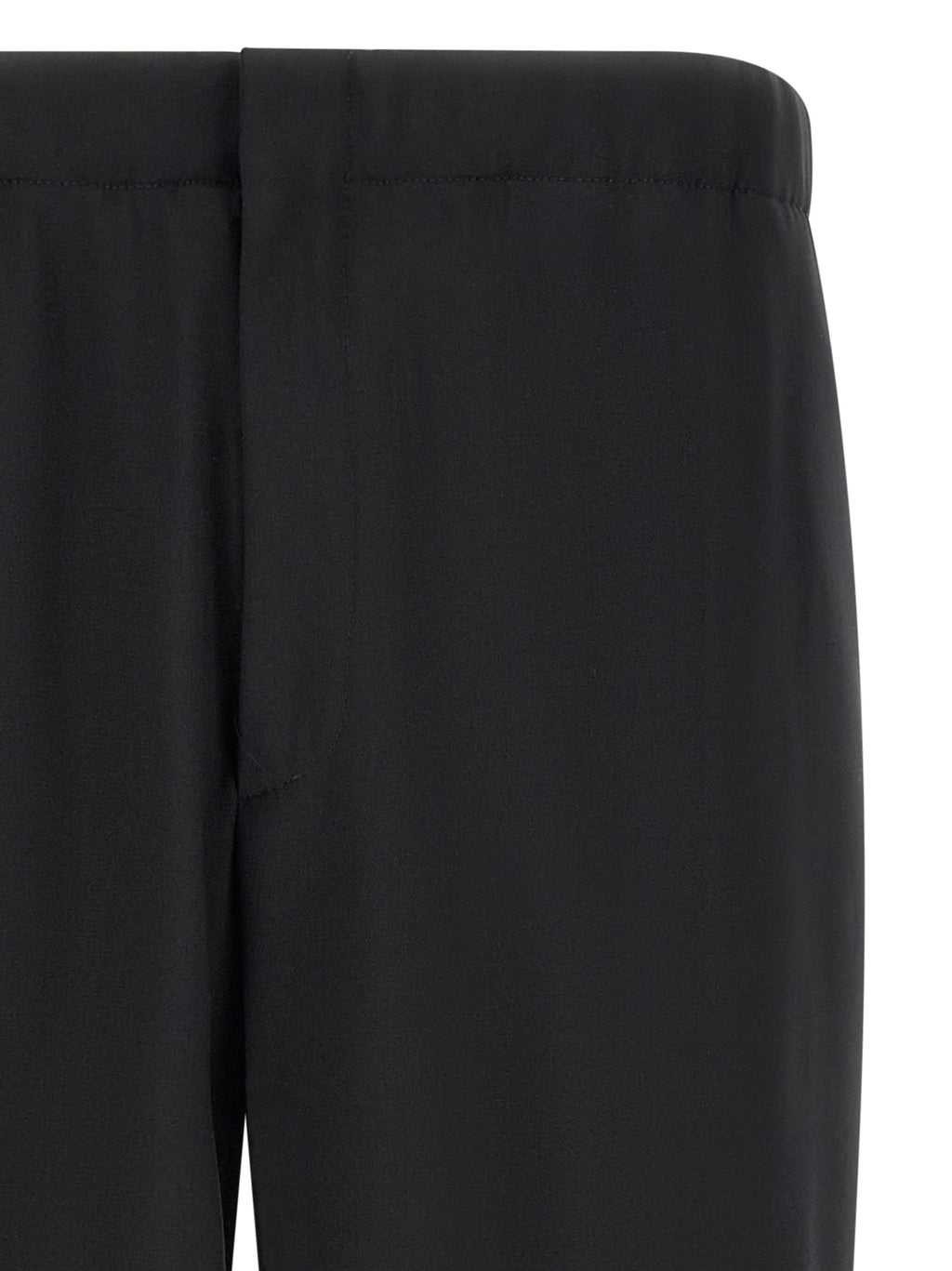 Black Virgin Wool Dress Pants