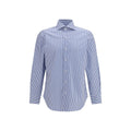 Blue Cotton Pattern Shirt