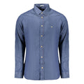 Blue Cotton Men's Shirt