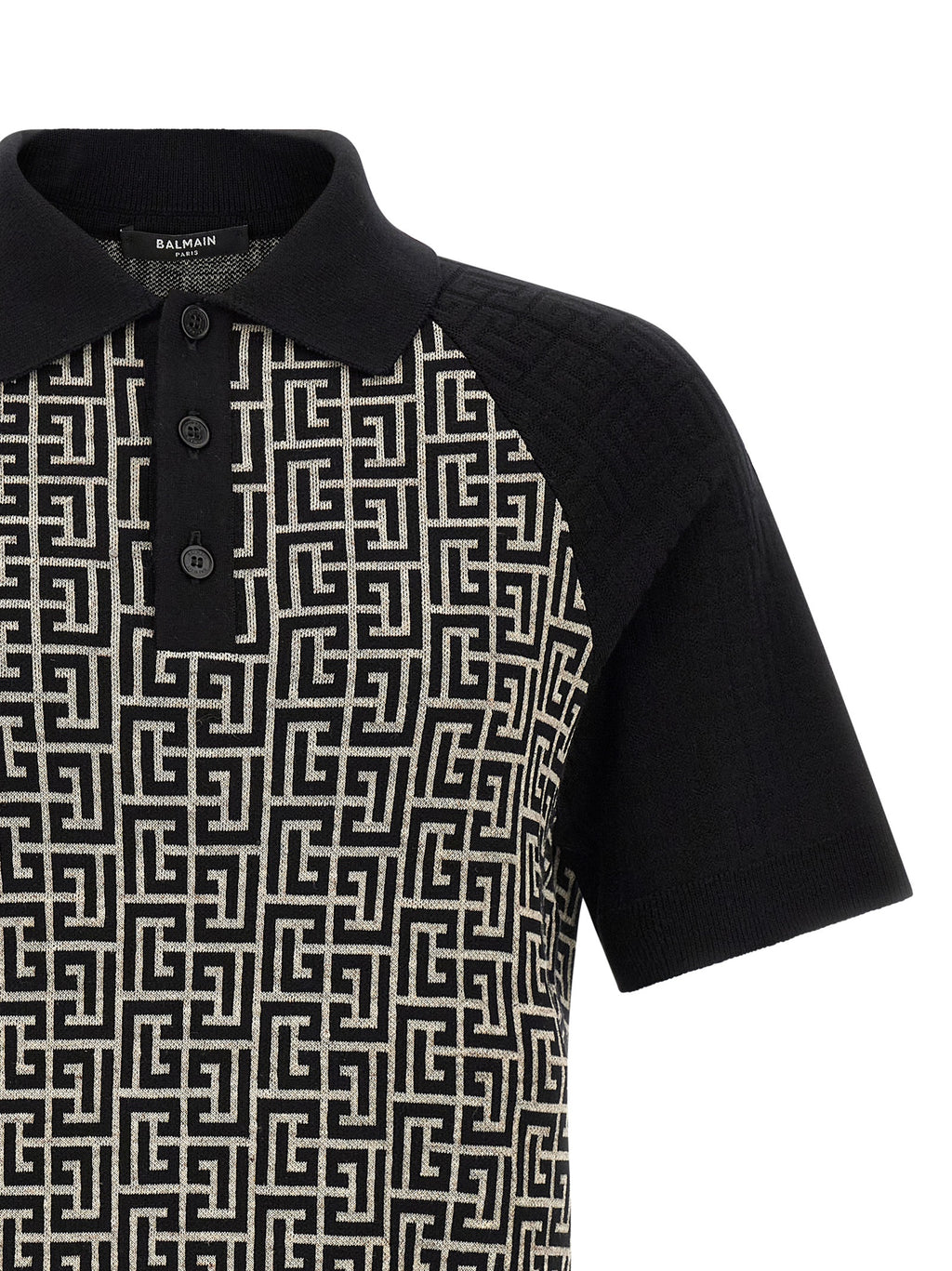 Bicolor Cotton Polo Shirt