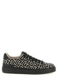 Bicolor Cotton Low Top Sneakers