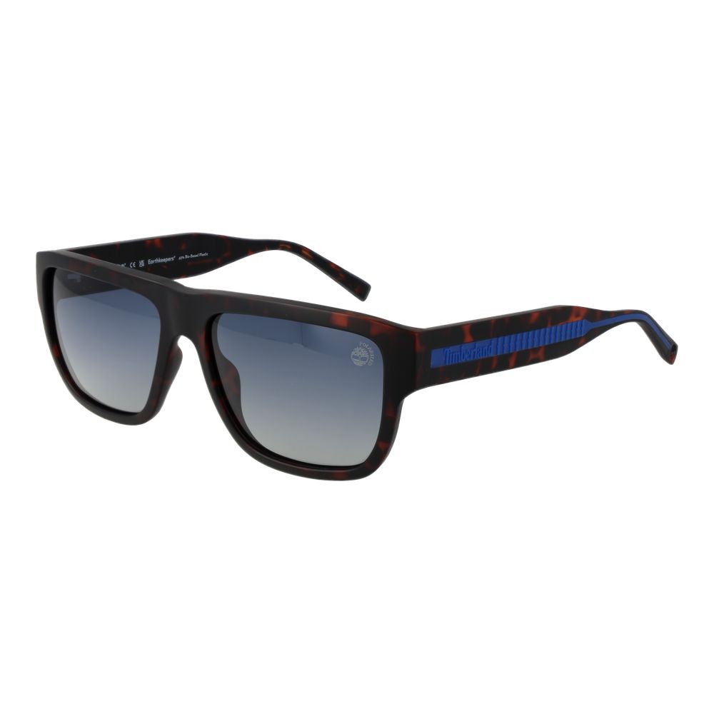 Brown Stainless Steel Sunglasses