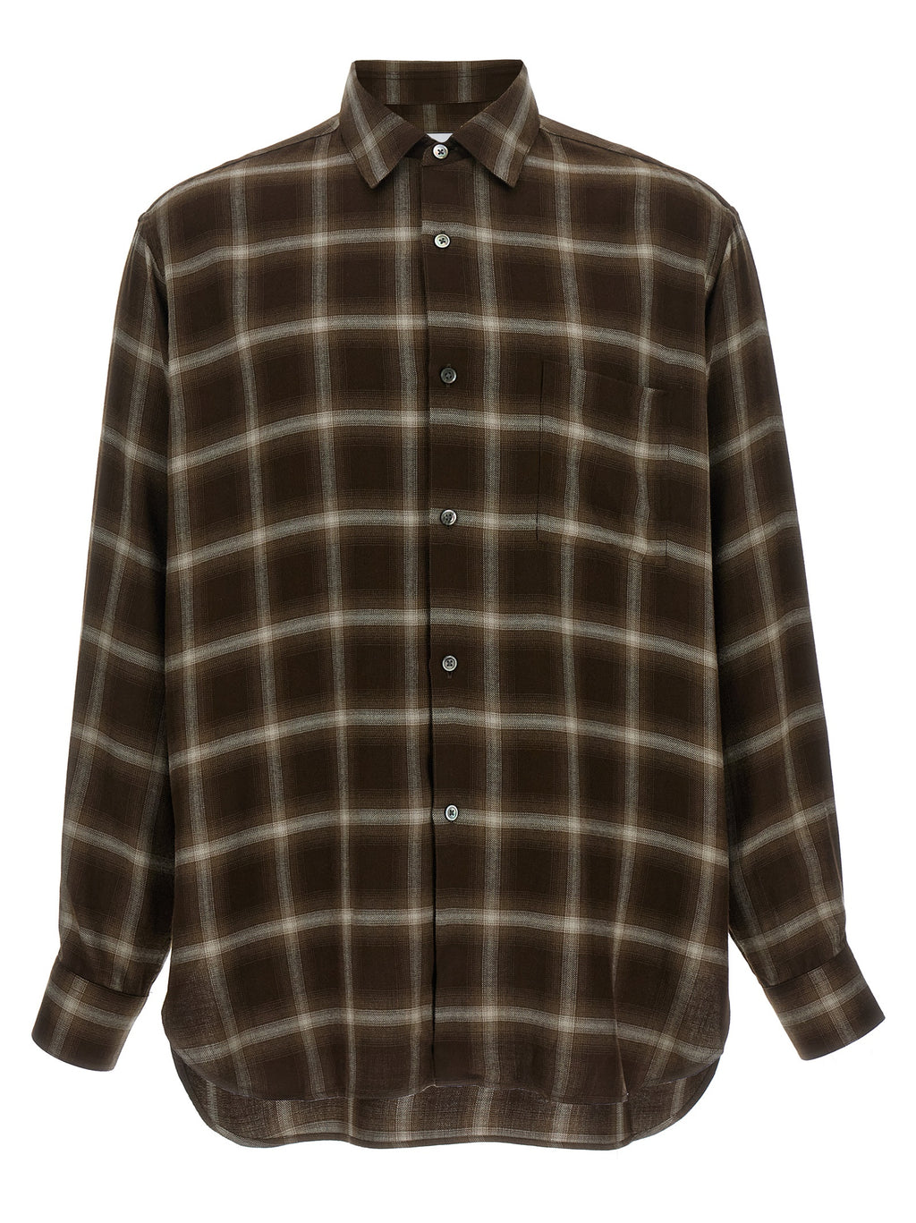 Brown Lyocell Blouse