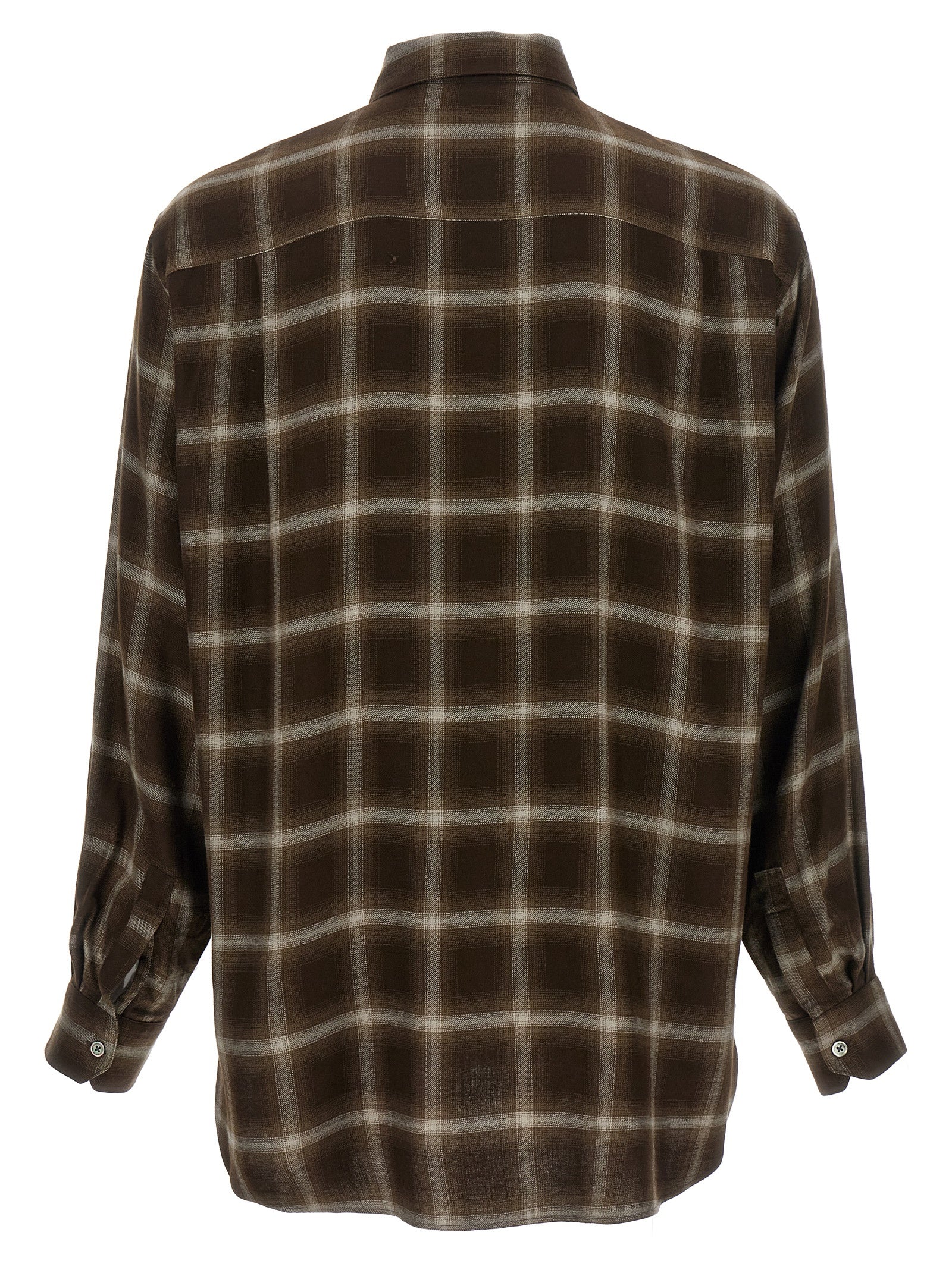 Brown Lyocell Blouse