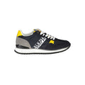 Blue Polyester Men's Sneaker