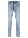 Blue Cotton Jeans Denim