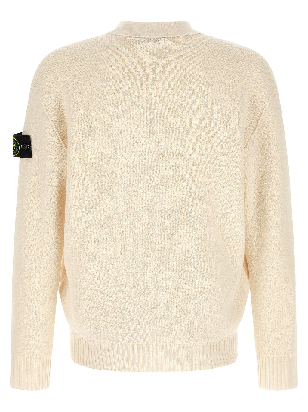 White Virgin Wool Cardigan