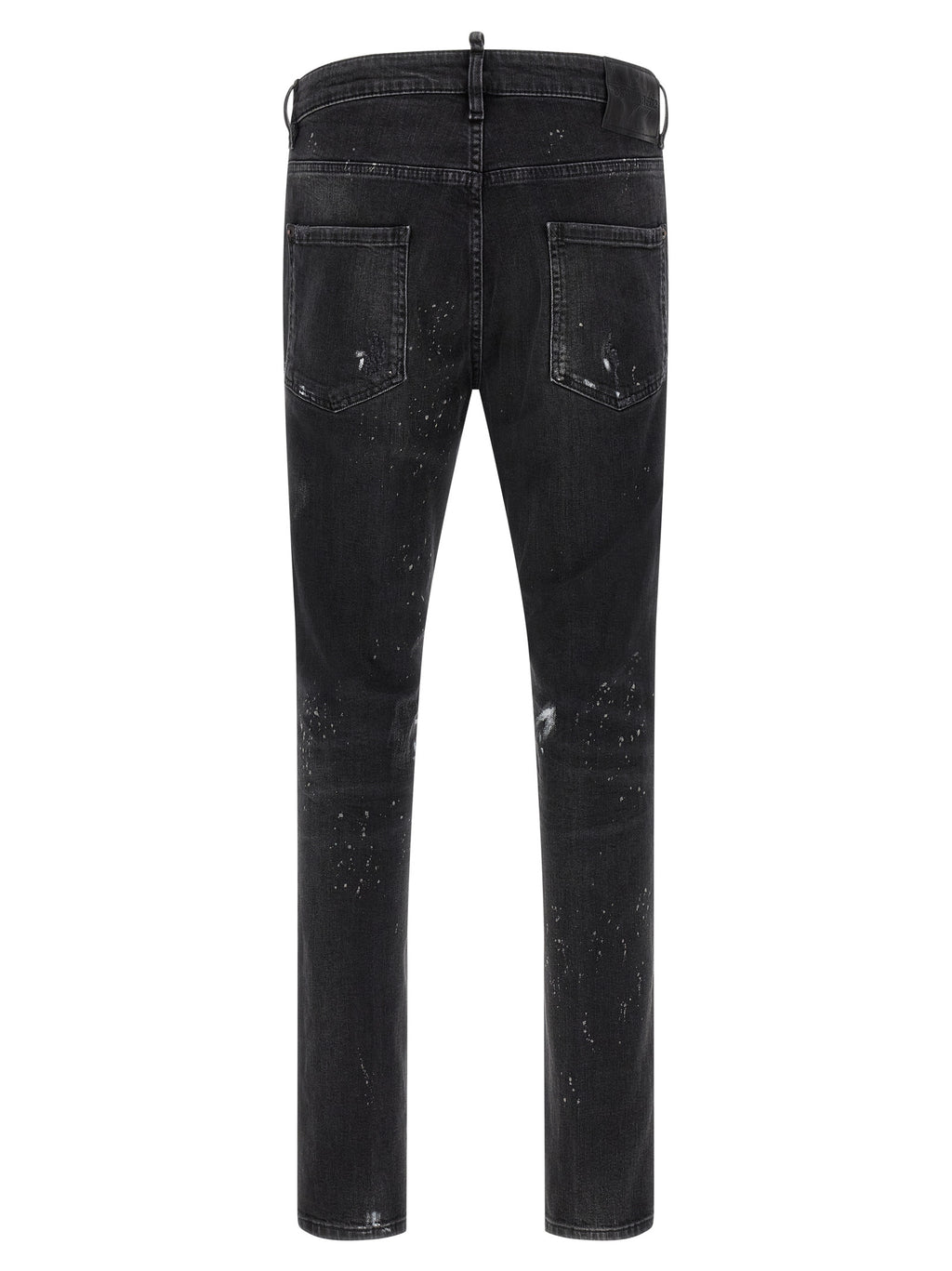 Black Cotton Slim Fit Jeans