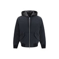 Black Nylon Full-Length Jacket