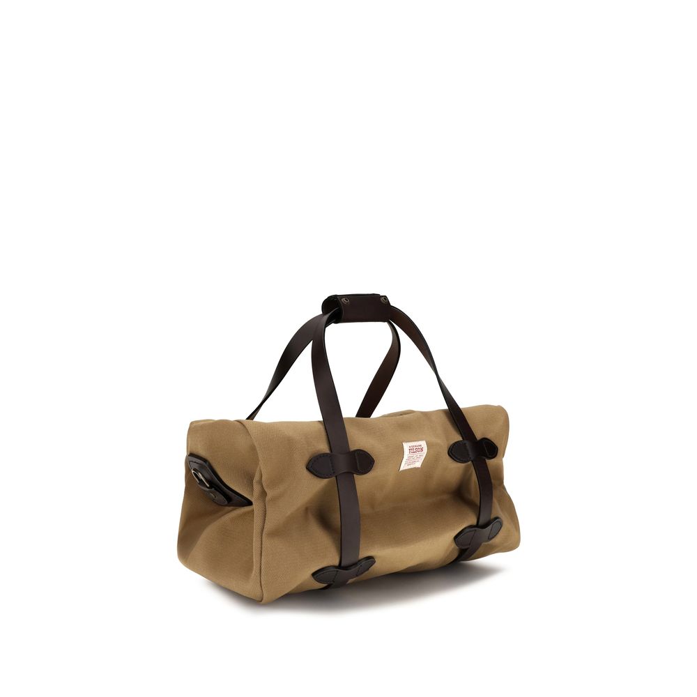 Beige Cotton Shoulder Bag