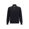 Black Cotton Long Sleeve T-Shirt