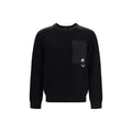 Black Nylon Sweatshirt