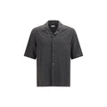 Gray Linen Shortsleeve Shirt