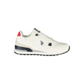 White Polyurethane Mens Sneaker