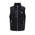 Black Cotton Sleeveless Jacket