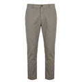 Grey Cotton Men Trouser