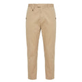 Beige Cotton Men Pants