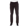 Brown Cotton Men Trouser
