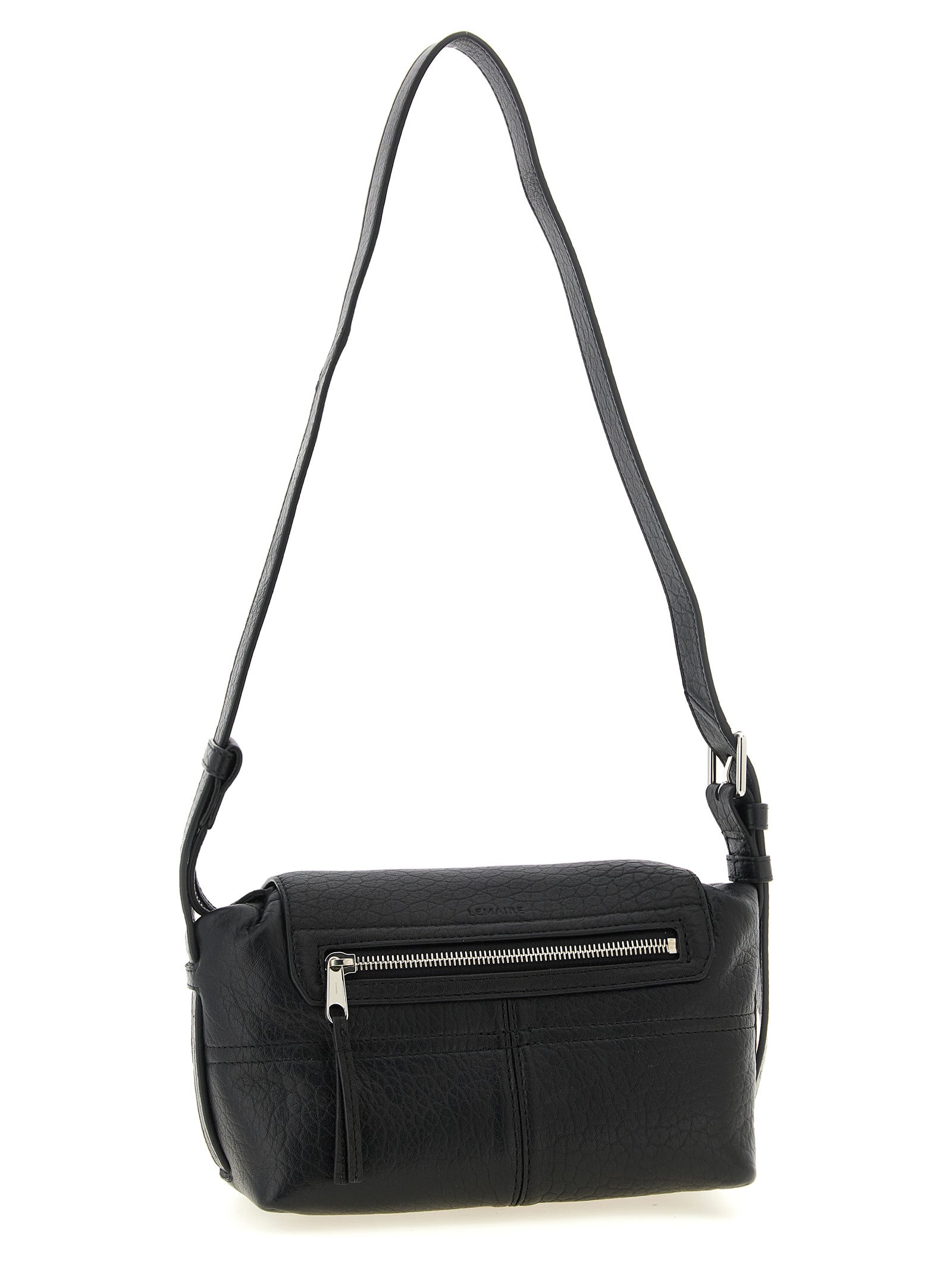 Black Calfskin Crossbody Bag
