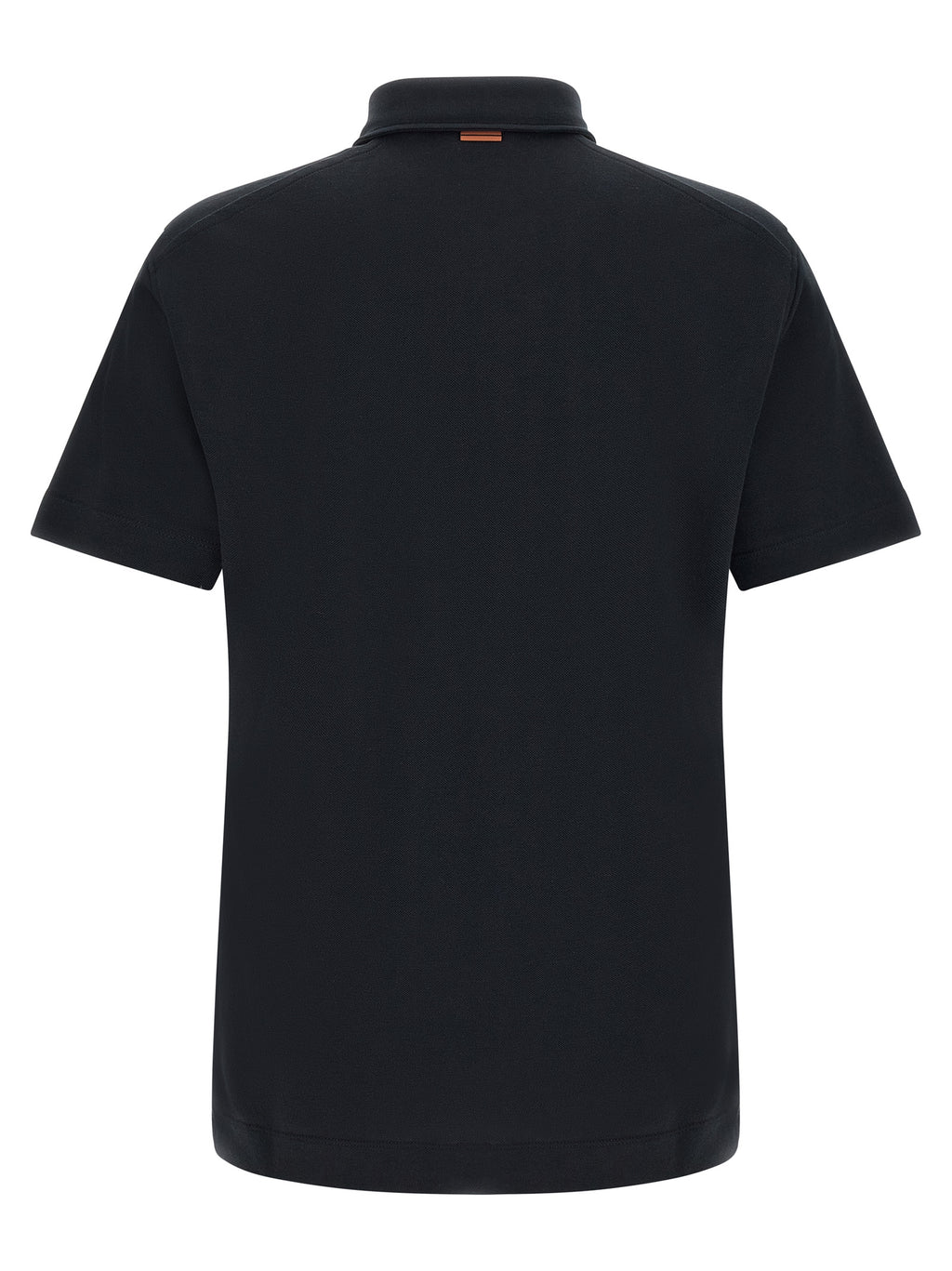 Blue Cotton Polo Shirt