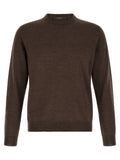 Brown Virgin Wool Cardigan