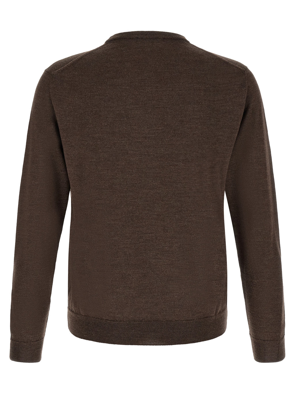 Brown Virgin Wool Cardigan