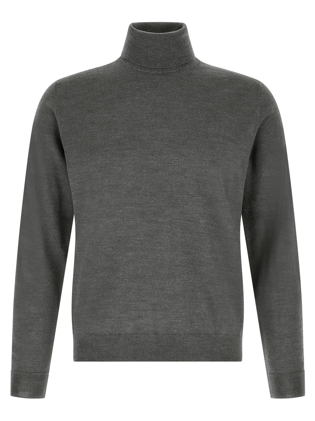 Gray Virgin Wool Cardigan