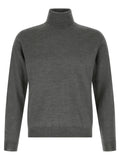 Gray Virgin Wool Cardigan