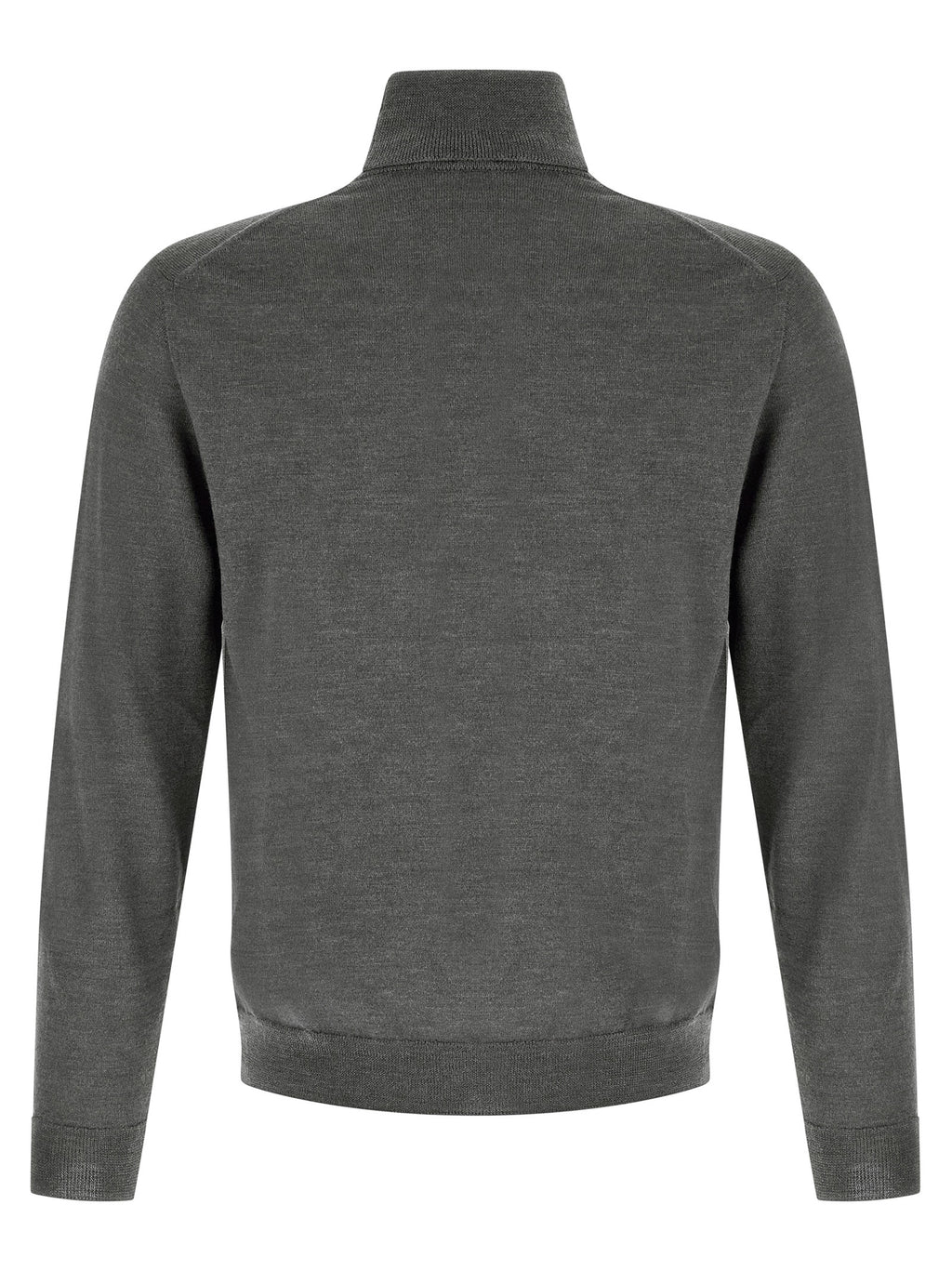 Gray Virgin Wool Cardigan