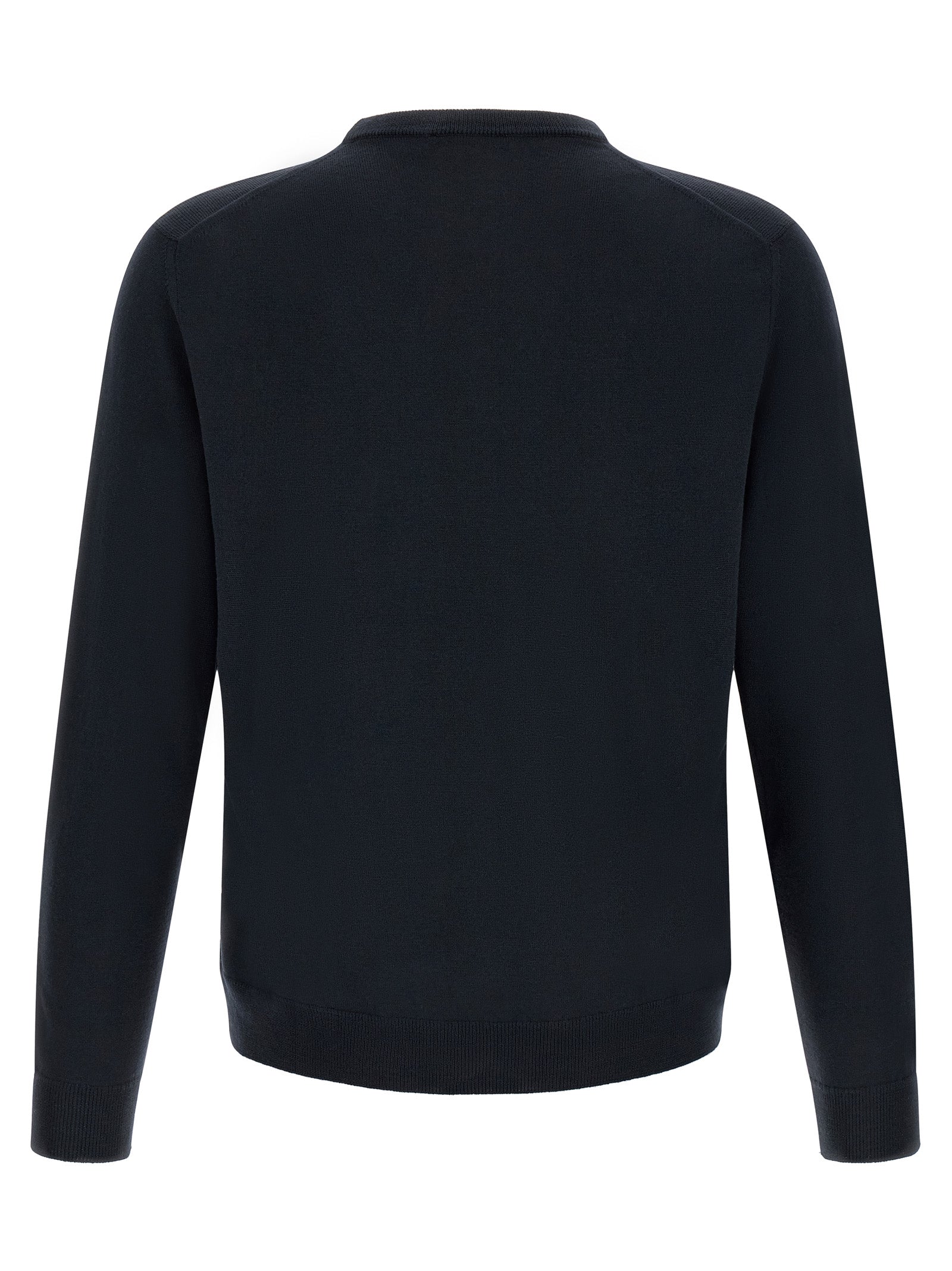 Blue Virgin Wool Cardigan